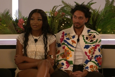 Munveer (wearing cool jackets on Love Island)